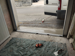 Photo de galerie - Démolition ancien et création nouveau seuil 