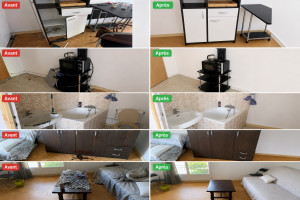 Photo de galerie - Remise au propre d’un studio squatter