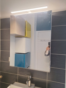 Photo de galerie - Pose de meubles de salle de bain 