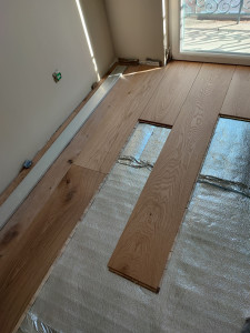 Photo de galerie - Pose de parquet - Revêtement de sol