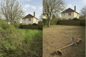 Photo de galerie - Débroussaillages 
et enlèvement des déchets verts 