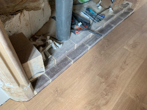 Photo de galerie - Pose de parquet flottant