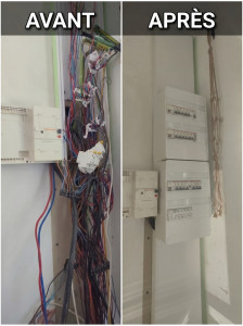 Photo de galerie - Création de 2 compteur distincts pour 2 appartements mitoyens