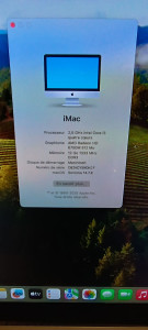 Photo de galerie - IMac mi 2011 avec version iOS sonoma de 2023 installée