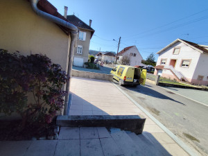 Photo de galerie - Pose de dalles 