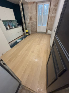 Photo de galerie - Pose de parquet - Revêtement de sol