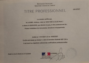 Photo de galerie - Diplôme professionnel 