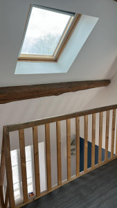 Photo de galerie - Réalisation des habillages placo sur velux 