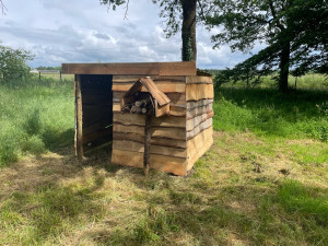 Photo de galerie - Fabrication d’une cabane à mouton 