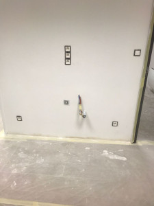 Photo de galerie - Création de prise électrique pour installation de convecteur électrique 