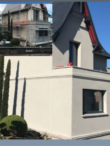 Photo de galerie - Rénovation enduit de façade 