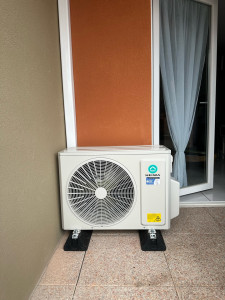 Photo de galerie - Unité extérieure bi split en appartement 