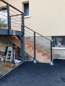 Photo de galerie - Terrasse bois en Douglas 