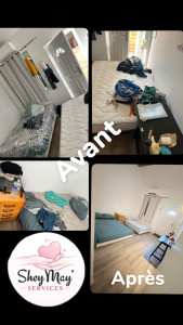 Photo de galerie - Un petit avant après d’une remise en état de gîte laissé comme ceci 