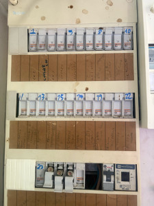 Photo de galerie - Avant remplacement du tableau