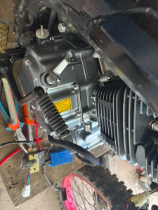 Photo de galerie - Remplacement moteur moto