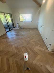 Photo de galerie - Pose parquet