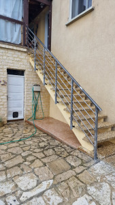 Photo de galerie - Réalisation d'une rampe d'escalier 