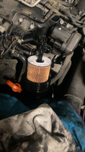 Photo de galerie - Vidanger  Moteur et remplacement les filtres 