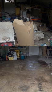 Photo de galerie - Débarras et nettoyage garage 