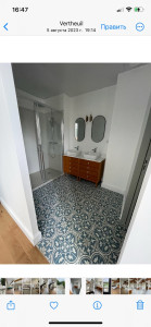 Photo de galerie - Réalisation sdb d’as un château, plomberie, sanitaire, carrelage , peinture 