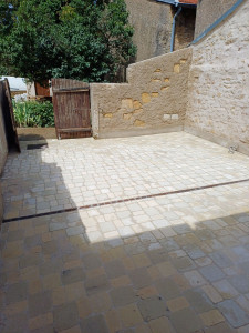Photo de galerie - Pose pavés et enduits traditionnels