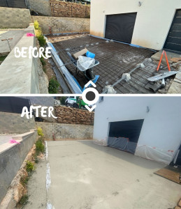 Photo de galerie - Une dalle de béton