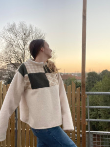 Photo de galerie - Création d’un pull en matière recyclé 