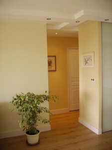 Photo de galerie - Travaux de rénovation en plaque de plâtre après  démolition