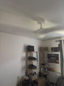 Photo de galerie - Pose d'un ventilateur 