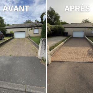 Photo de galerie - Gros nettoyage en profondeur sur terrasse 