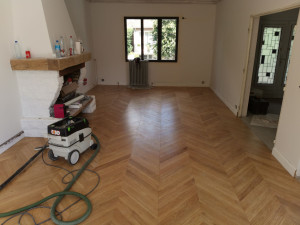 Photo de galerie - Pose de parquet - Revêtement de sol