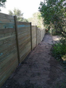 Photo de galerie - Clôture bois