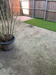 Photo de galerie - Pose de gazon synthétique 