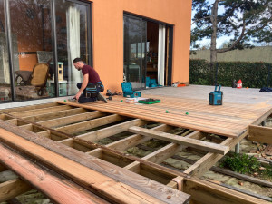Photo de galerie - Construction terrasse