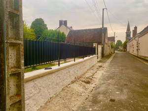 Photo de galerie - Reprise mur moellons / Enduit pierres vues / Clôture 