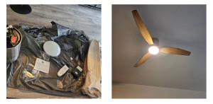 Photo de galerie - Pose ventilateur
