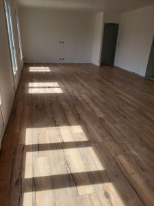 Photo de galerie - Pose parquet flottant 50m2