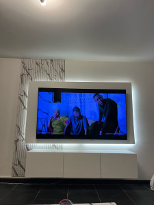 Photo de galerie - Création coin télé 