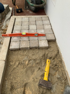 Photo de galerie - Pose de pavés 