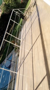 Photo de galerie - Rénovation terrasse chape carrelage garde-corps 