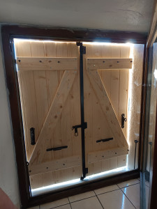 Photo de galerie - Reconstruction de volets à partir de l'ancien 