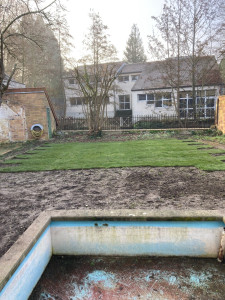 Photo de galerie - Pose de gazon en rouleau