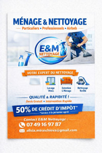 Photo de galerie - Prestations : • Vitres • Canapés • Ménage classique • Nettoyage avant / après déménagement