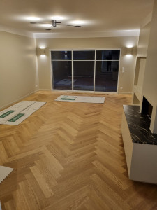 Photo de galerie - Pose de parquet - Revêtement de sol