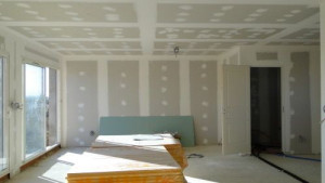 Photo de galerie - Pose placo-plâtre + les joints 