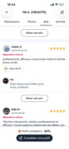 Photo de galerie - Comme vous pouvez voir les avis et puis modifier en avis négatif 