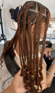 Photo de galerie - Rajouts puis bouts bouclés à l'eau chaude 