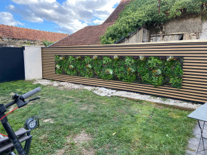 Photo de galerie - Bardage extérieur avec mur végétale