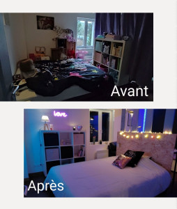 Photo de galerie - Accessoirisation, peinture, bricolage pour la déco complète d une chambre enfant 